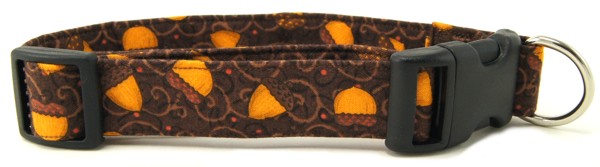 Acorn Swirls Dog Collar