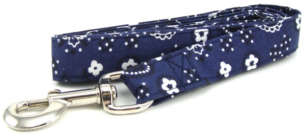Dark Blue Bandana Dog Leash