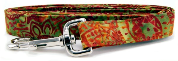 Bronze Sumata Batik Dog Leash