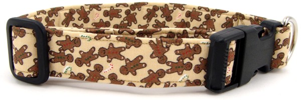 Gingerbread Men Dog Collar