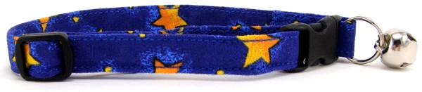 Gold Stars Cat Collar
