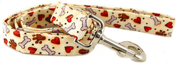 Hearts, Bones & Paws Dog Leash