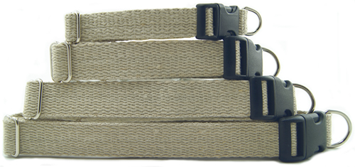 Natural Hemp Dog Collars