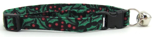 Holly Berries Cat Collar