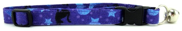 Purple Cats Cat Collar