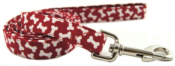 Red Bones Dog Leash
