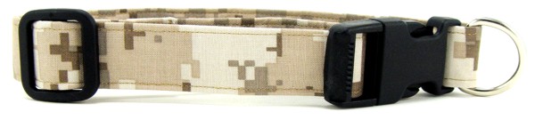 Tan Digital Camo Dog Collar