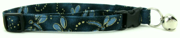 Teal Dragonflies Cat Collar
