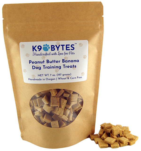 Homemade Peanut Butter and Banana Training Treats