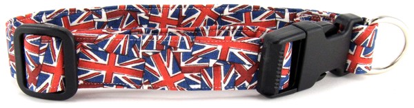 Union Jack Dog Collar