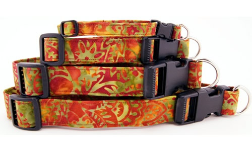 Stars, Stripes, Batik and Shapes Dog Collars